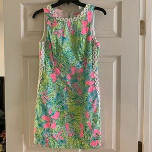 Lilly Pulitzer Mila lace detail shift dress